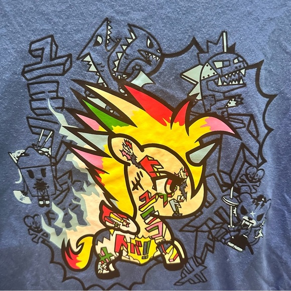 Tokidoki Men’s Blue Graphic T-Shirt size XL - Picture 5 of 11